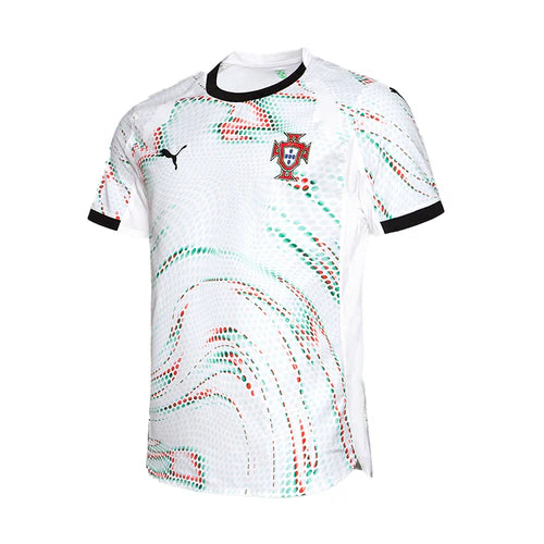 Camisola Portugal Branca Away 2025 Puma - Versão Adepto - Lançamento