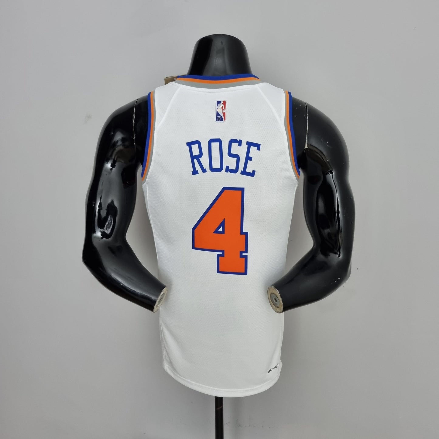 NBA NY Knicks #4 Rose Jersey - 75th Anniversary White