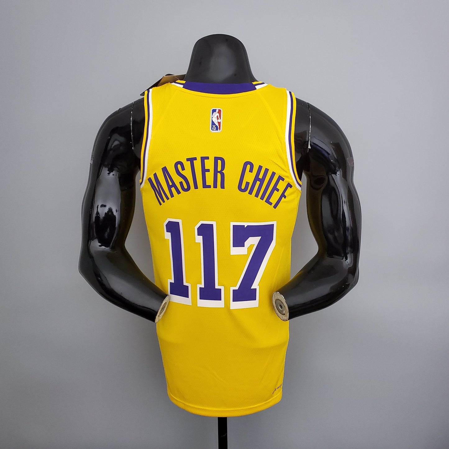 NBA Lakers #117 Master Chief Yellow Jersey - 23/24