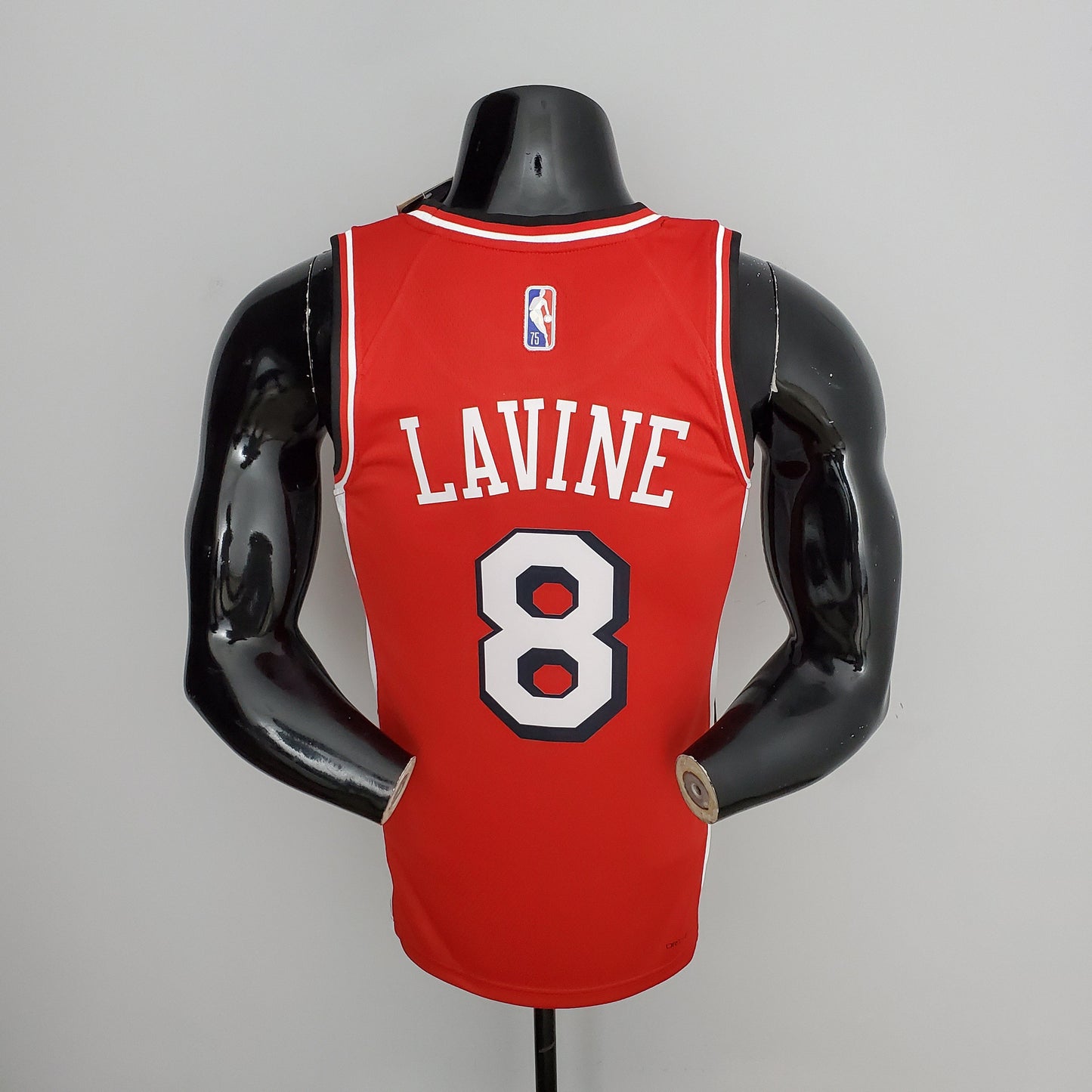 NBA Chicago Bulls Jersey #8 Lavine - 75th Anniversary Red