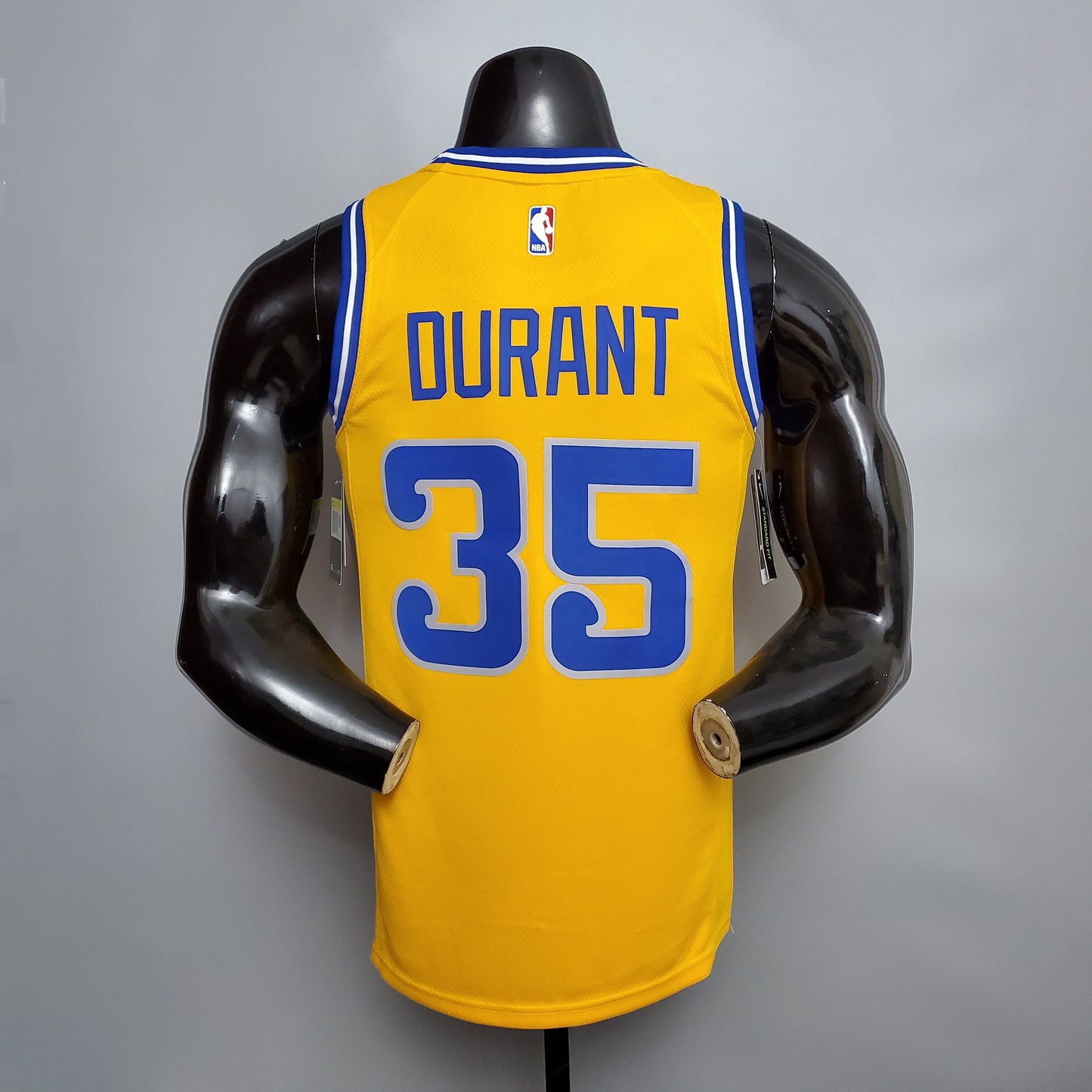NBA Golden State Warriors #35 Durant Jersey - Retro Yellow