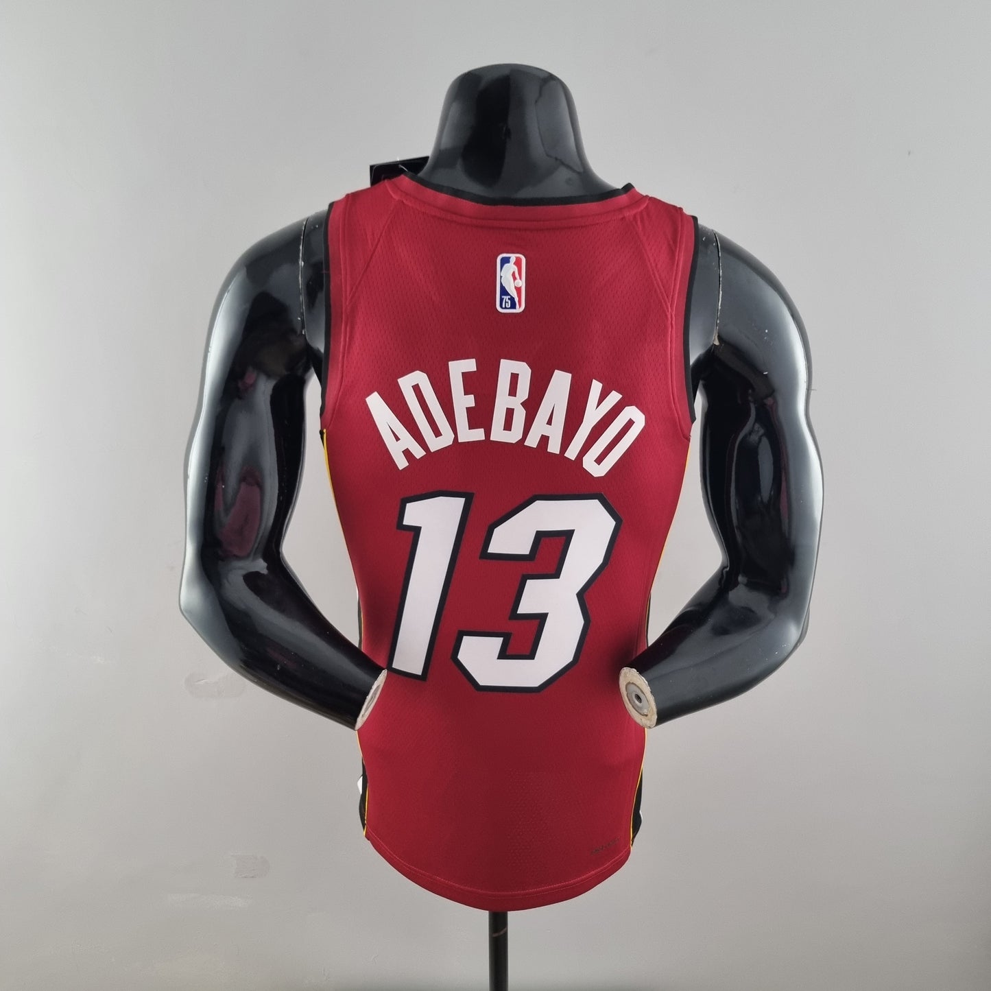 NBA Miami Heat Jersey #13 Adebayo - 75th Anniversary Red