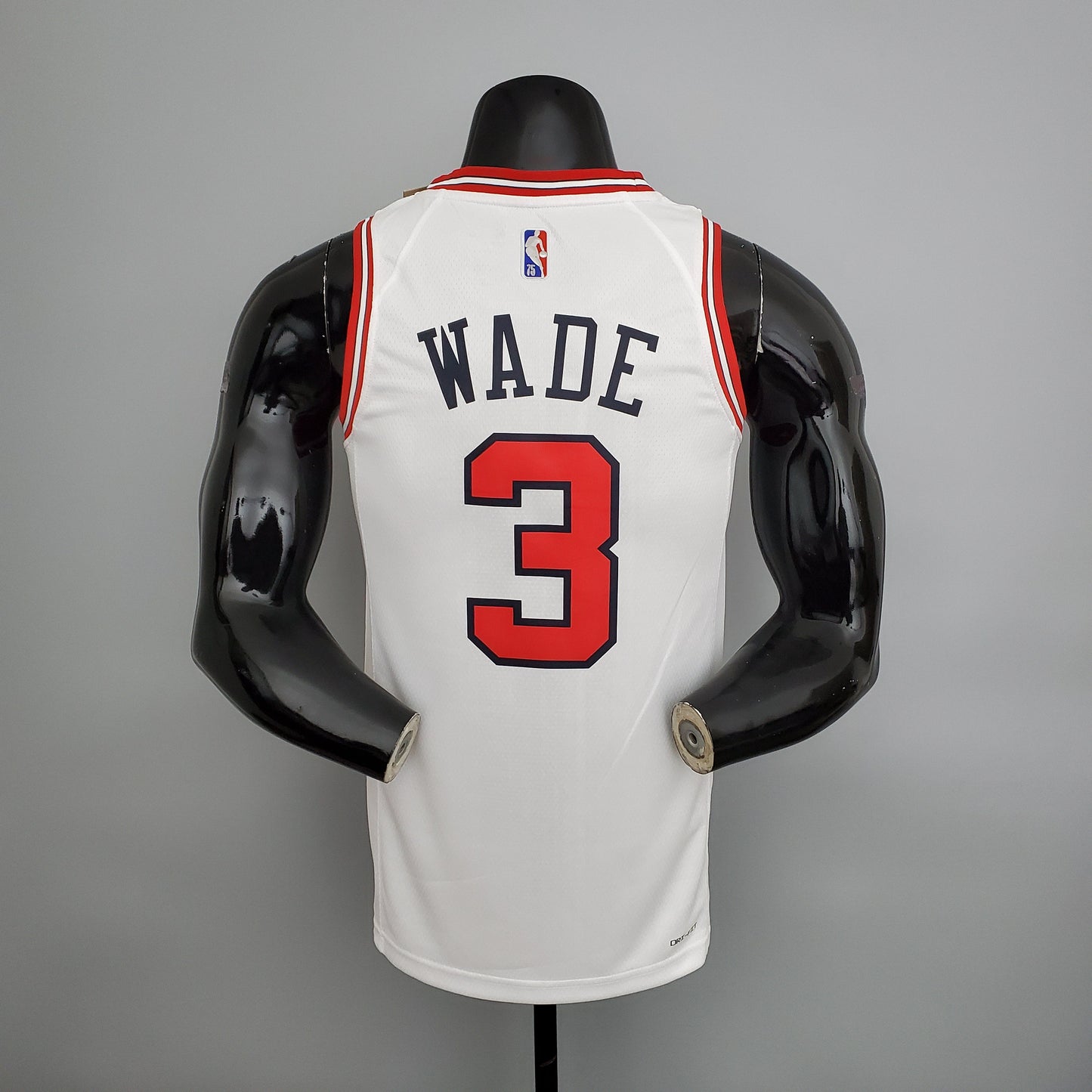 Camisola NBA Chicago Bulls #3 Wade - 75° Aniversário White