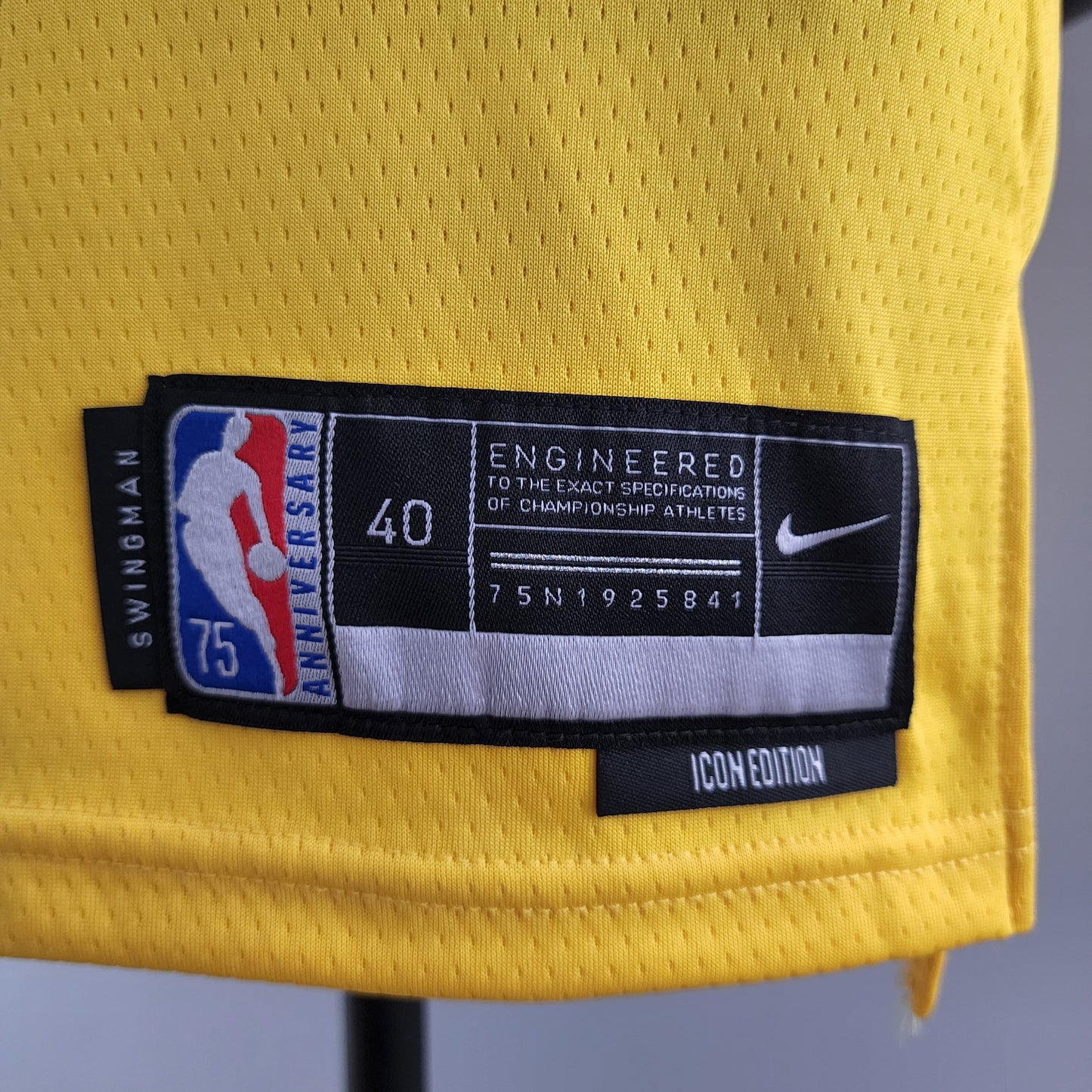 NBA Lakers Jersey #95 Tuscano Yellow 75th Anniversary - 23/24