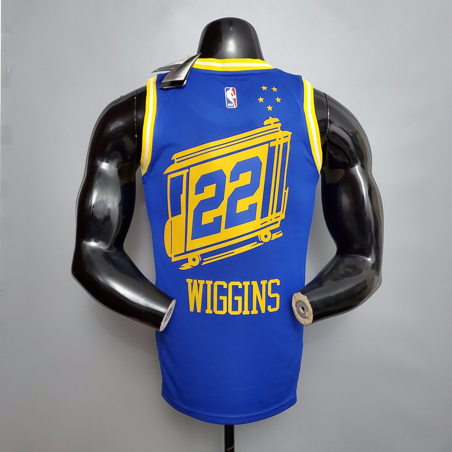 Camisola NBA Golden State Warriors #22 Wiggins - Train Blue