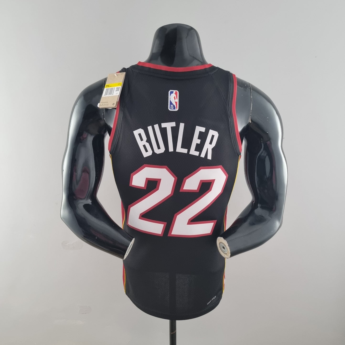 NBA Miami Heat #22 Butler Jersey - 75th Anniversary Black