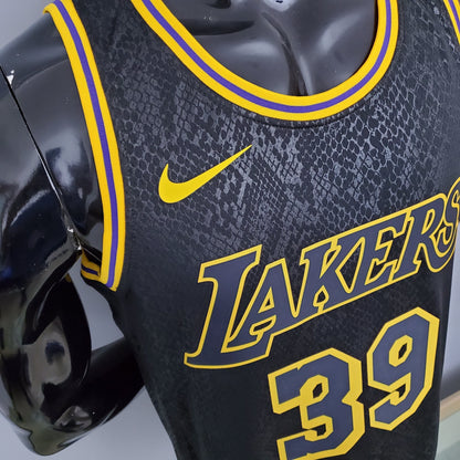NBA Lakers #39 Howard Snake Print Jersey - 23/24