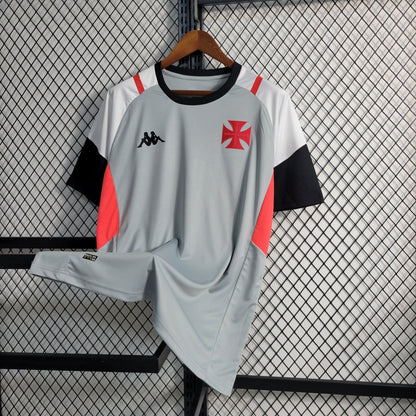 Camisola Vasco Treino 23/24 - Kappa Adepto Masculina - Cinza