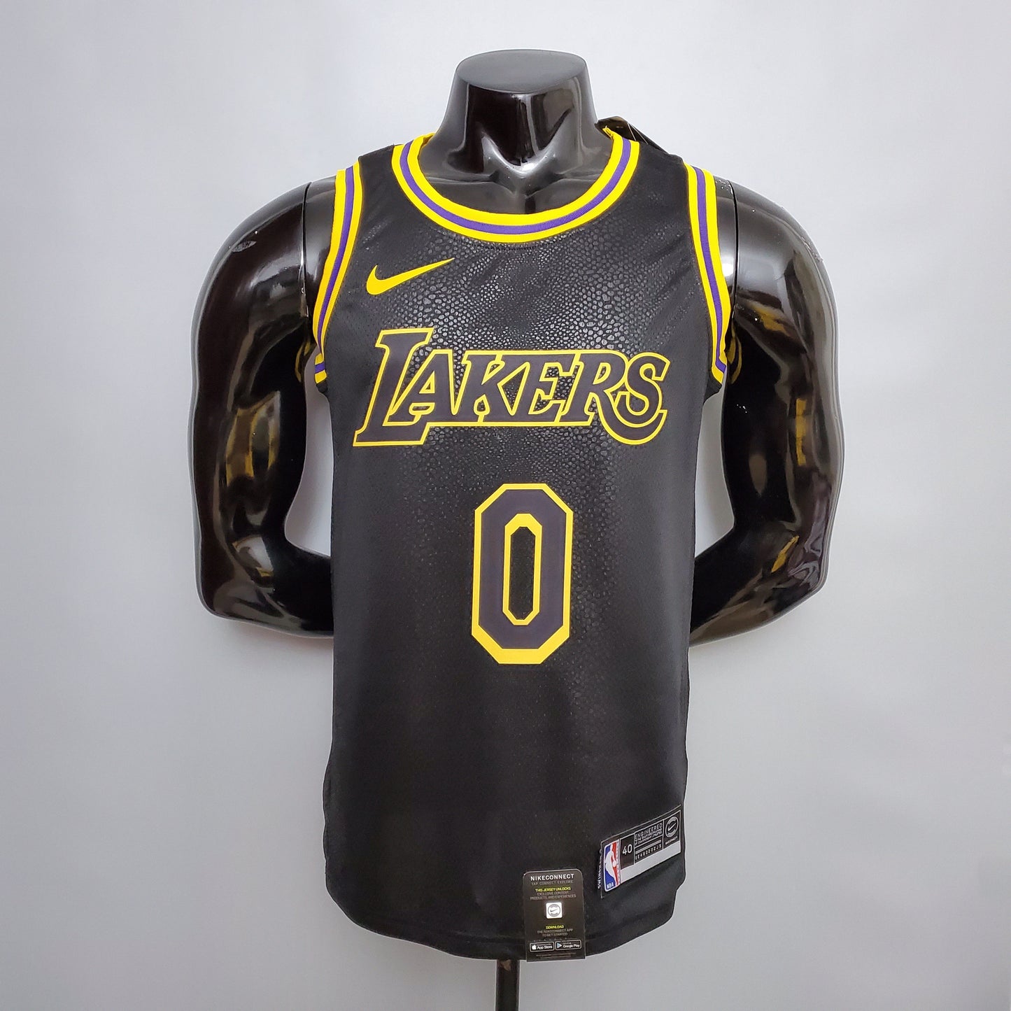 Camisola NBA Lakers #0 Kuzma NBA Finals Black - 23/24