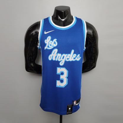 NBA Lakers #3 Davis Retro Night Jersey - 23/24