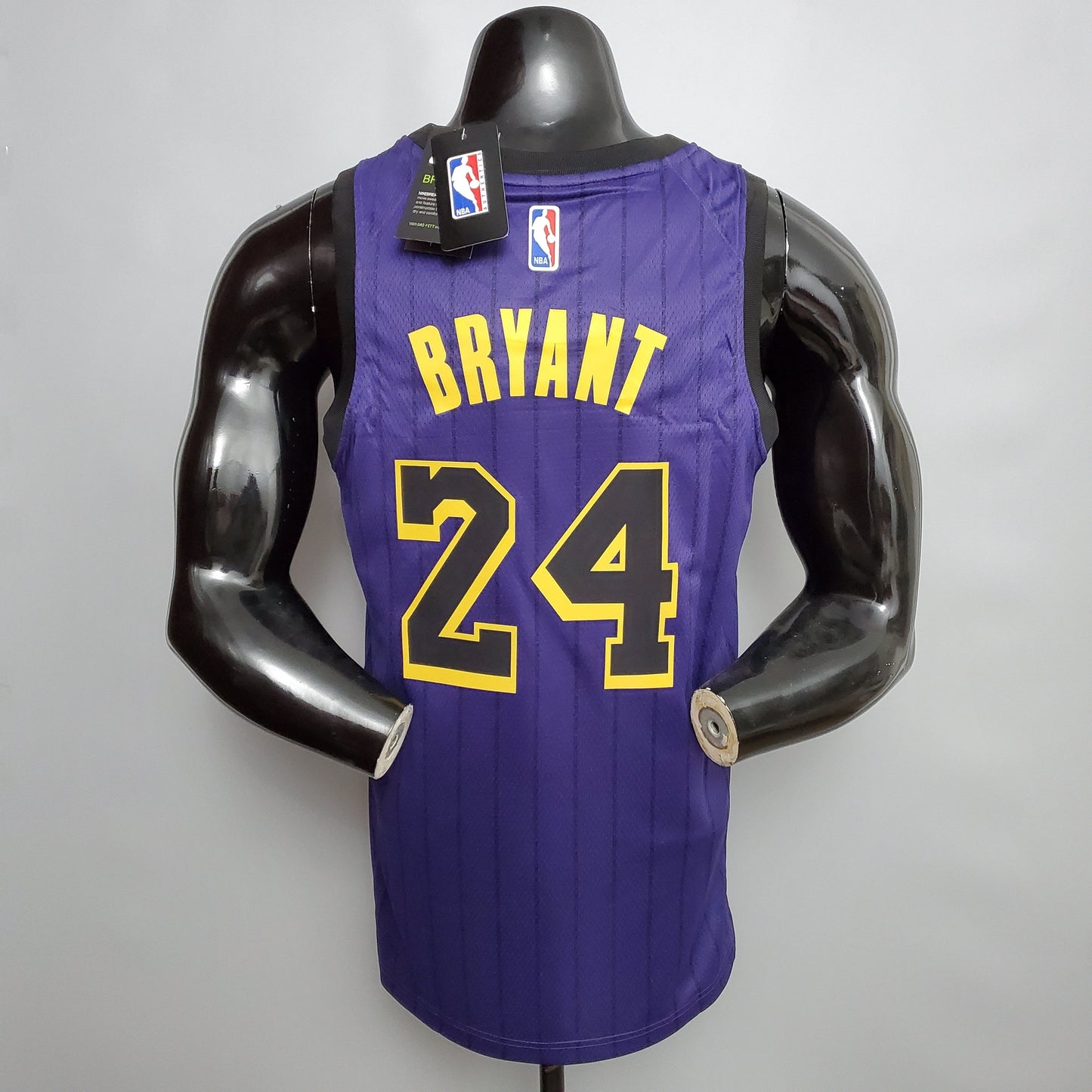 NBA Lakers #24 Bryant Purple Stripe Jersey - 23/24