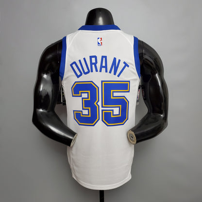 NBA Golden State Warriors #35 Durant Jersey - Retro White