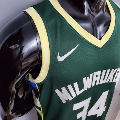 Camisola NBA Milwalkee Bucks #34 Antetokounmpo - Fruit Green