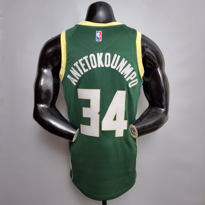 Camisola NBA Milwalkee Bucks #34 Antetokounmpo - Fruit Green