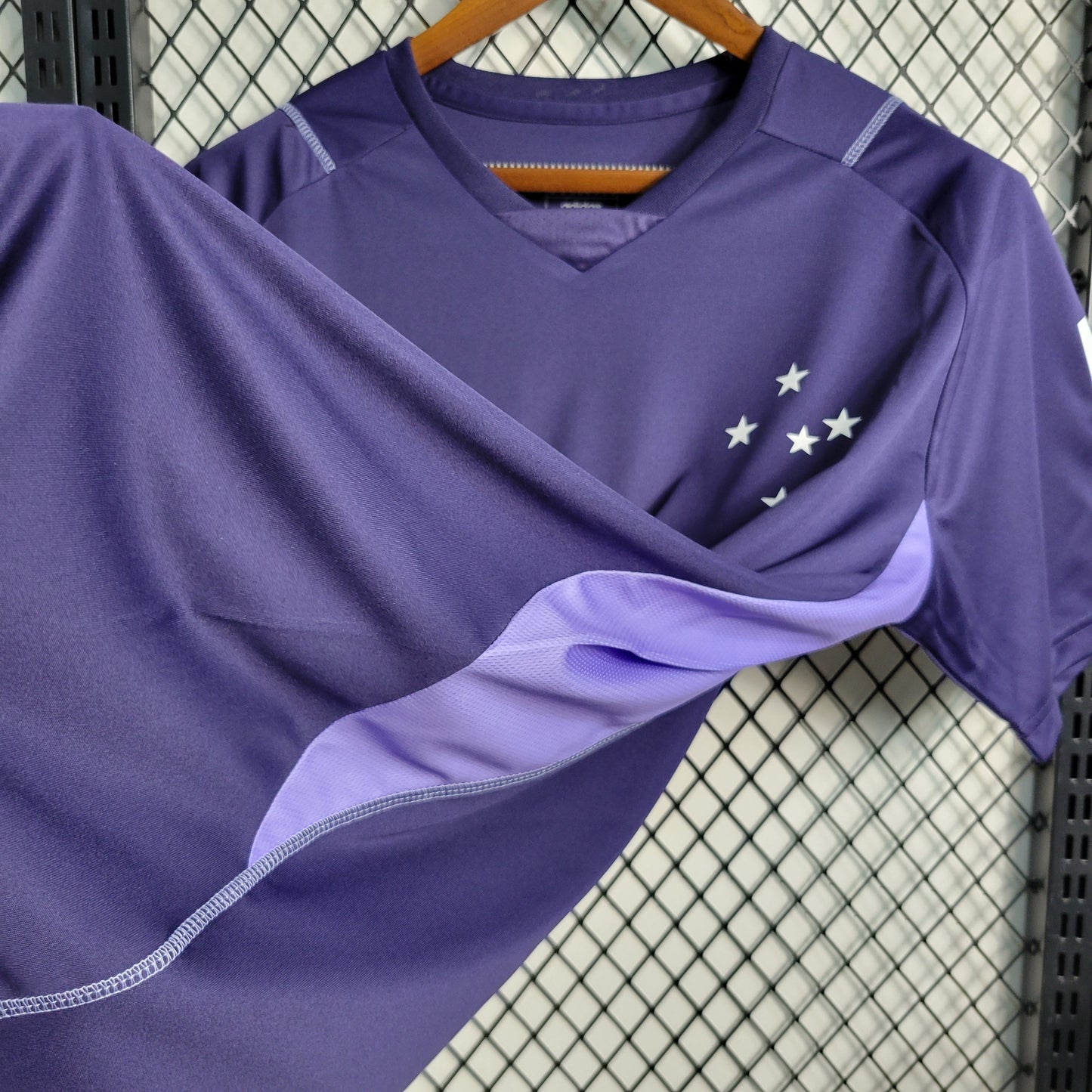 Camisola Cruzeiro Treino 23/24 - Adidas Adepto Masculina - Roxa