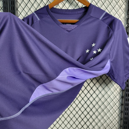 Camisola Cruzeiro Treino 23/24 - Adidas Adepto Masculina - Roxa