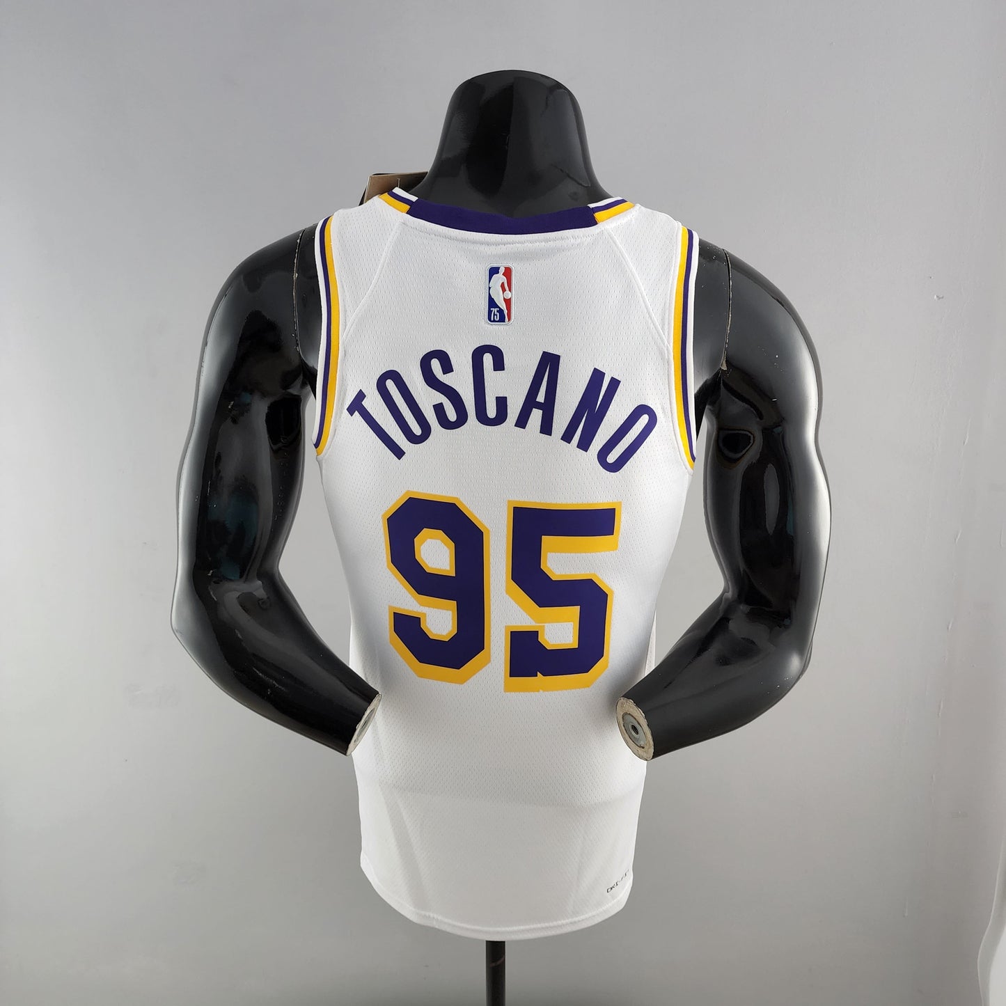 Camisola NBA Lakers #95 Toscano Branca 75° Aniversário  - 23/24