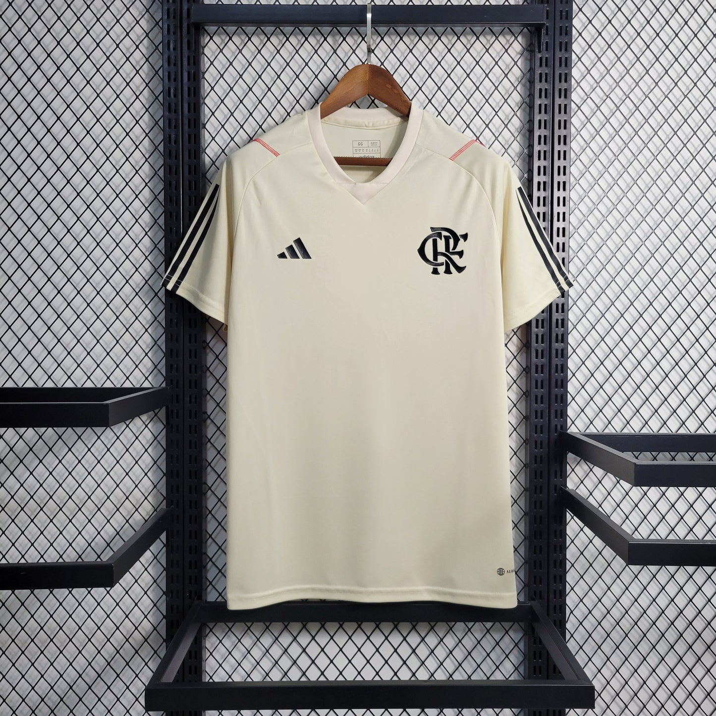 Camisola Flamengo Treino Branca 23/24 - Versão Adepto