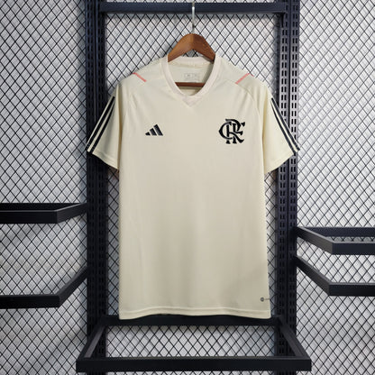 Camisola Flamengo Treino Branca 23/24 - Versão Adepto