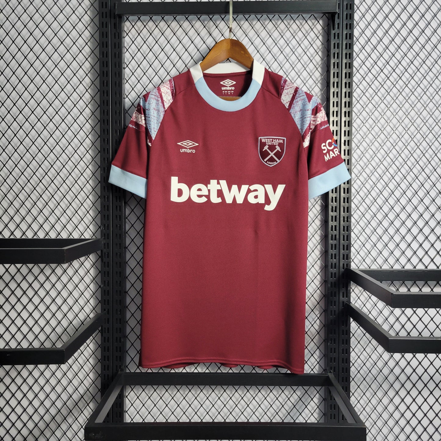 Camisola West Ham Titular 22/23 - Versão Adepto