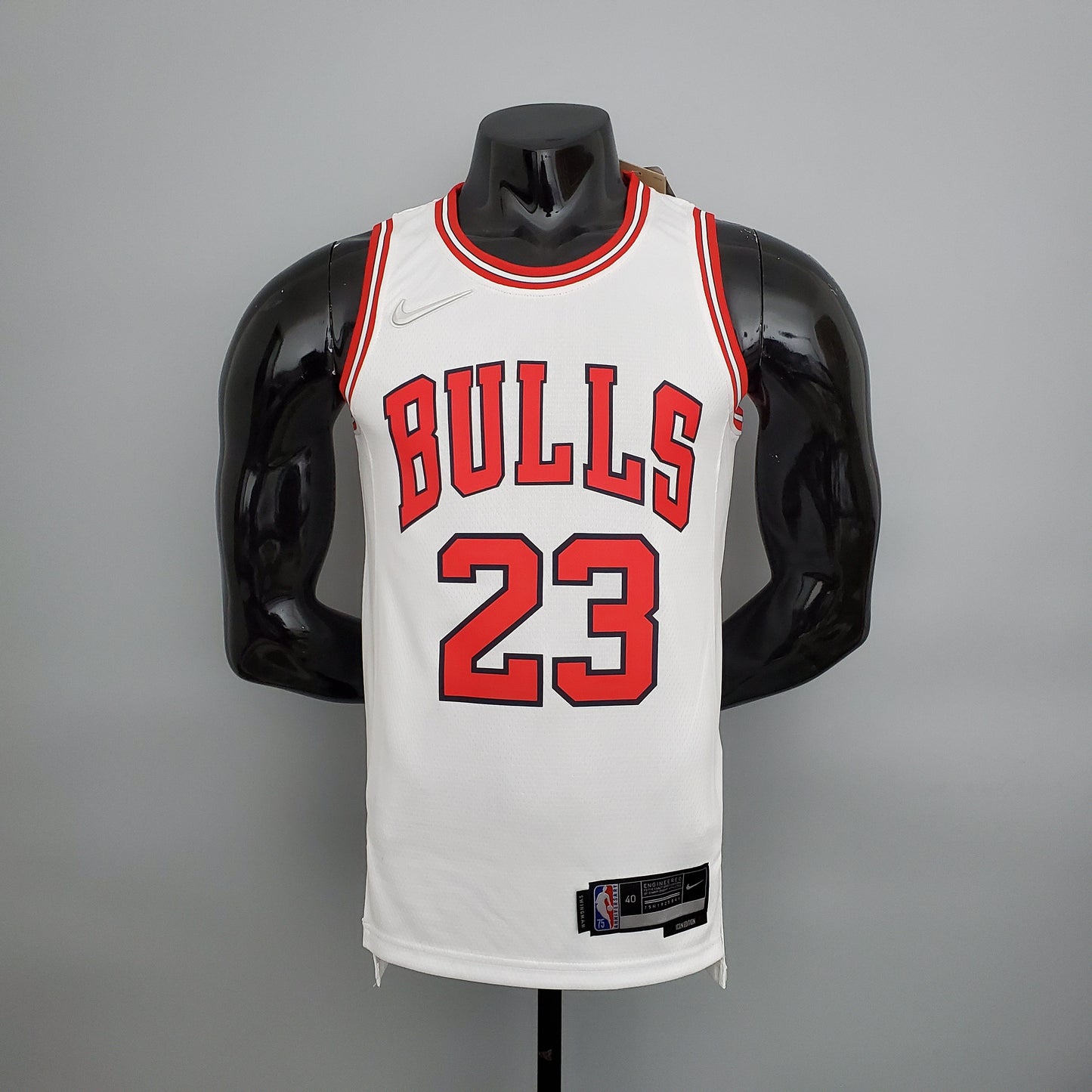NBA Chicago Bulls #23 Jordan Jersey - 75th Anniversary White