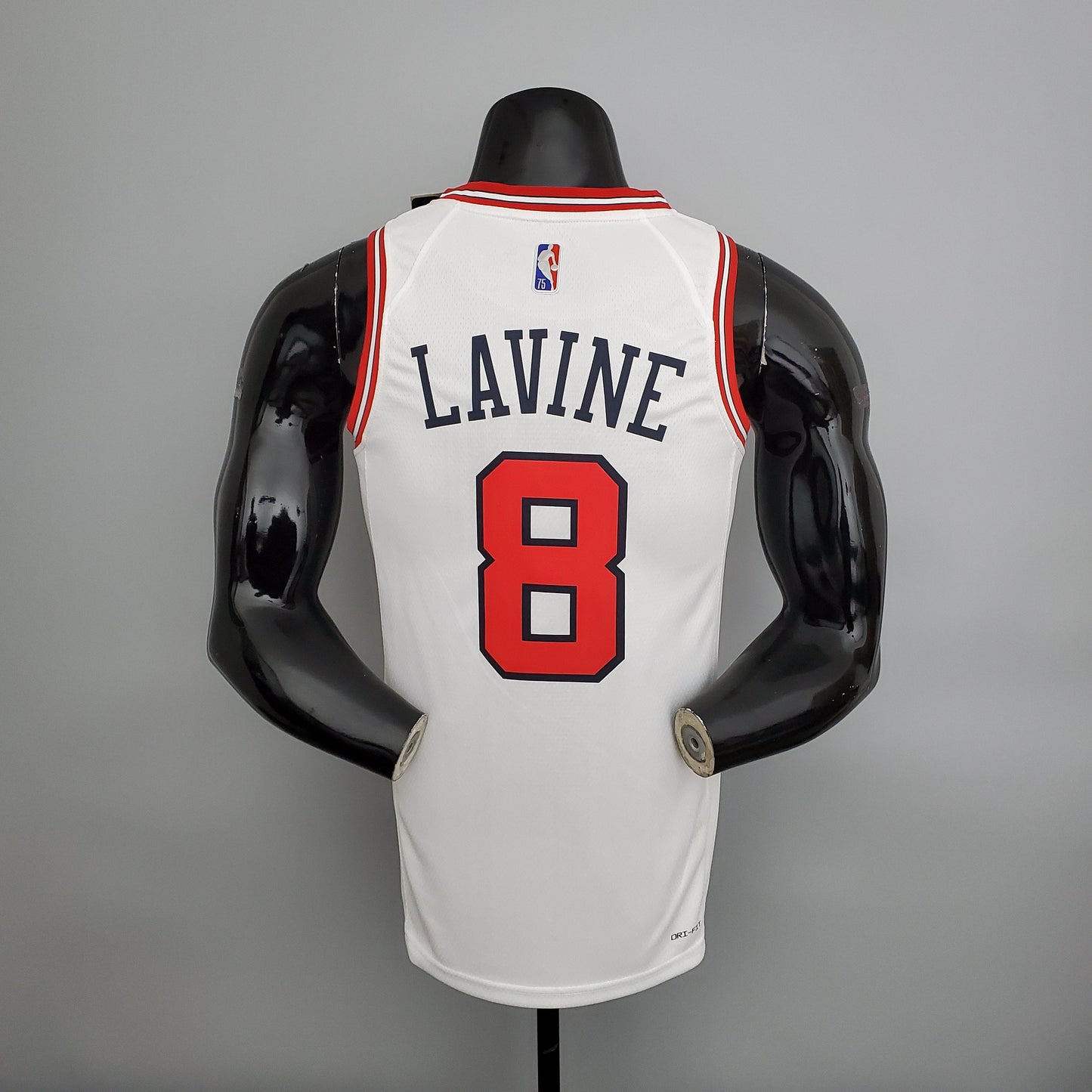 Camisola NBA Chicago Bulls #8 LaVine - 75° Aniversário White
