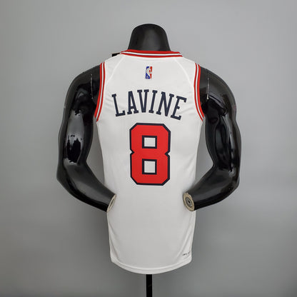 Camisola NBA Chicago Bulls #8 LaVine - 75° Aniversário White
