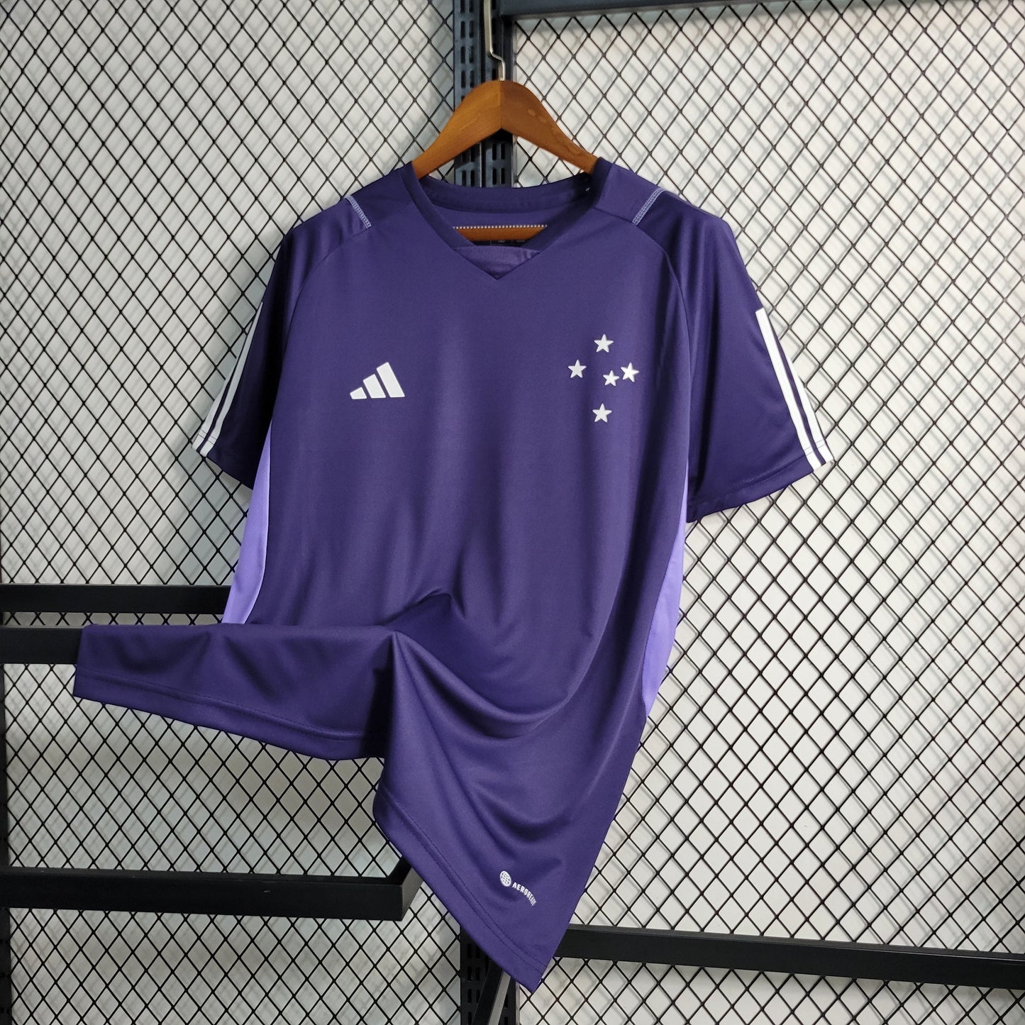 Camisola Cruzeiro Treino 23/24 - Adidas Adepto Masculina - Roxa