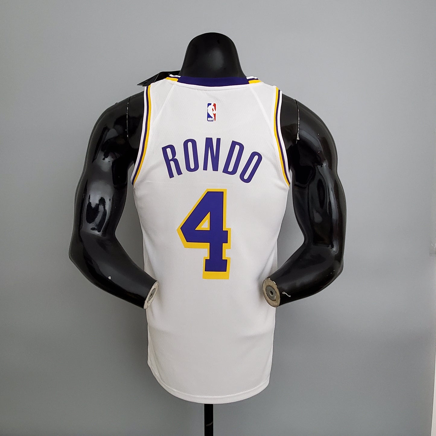 Camisola NBA Lakers #4 Rondo New Finals White - 23/24