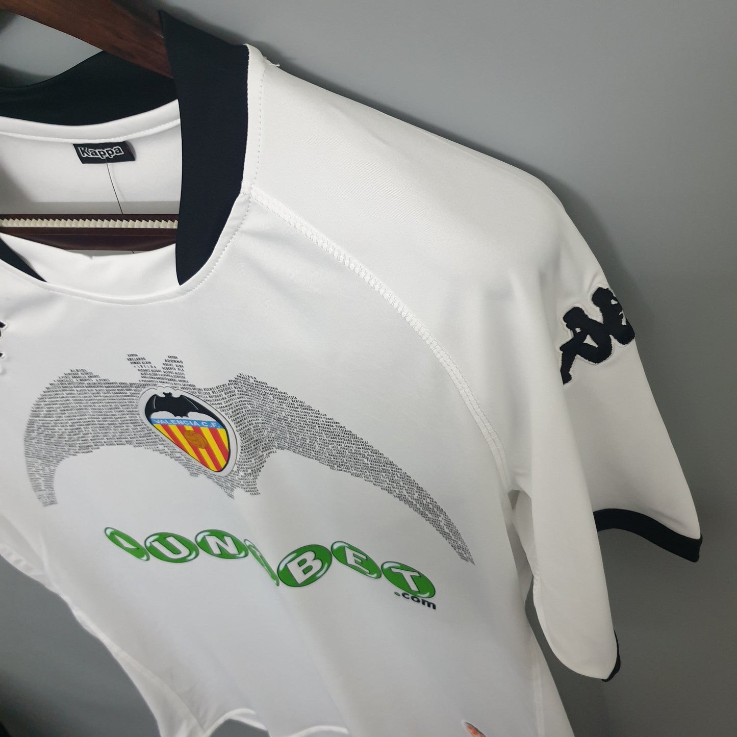 Camisola Valencia Titular 09/10 - Versão Retro