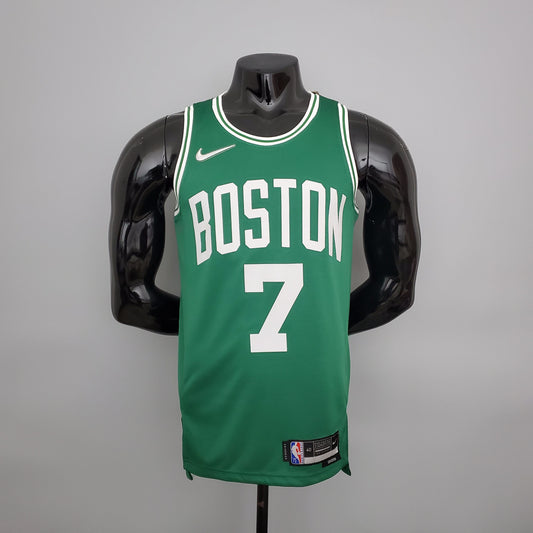 NBA Boston Celtics Jersey #7 Brown - 75th Anniversary Green