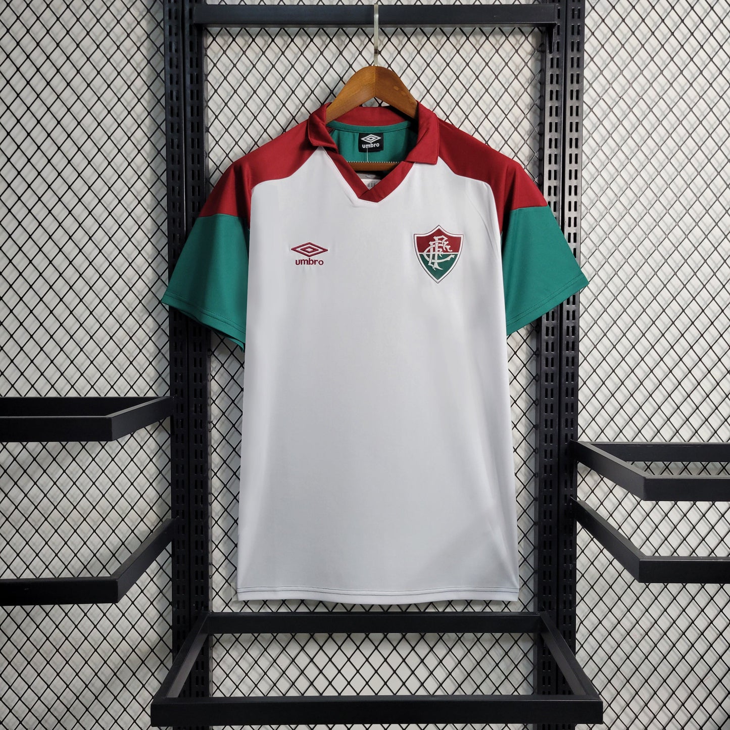 Camisola Fluminense Treino 23/24 - Umbro Adepto Masculina - Branco