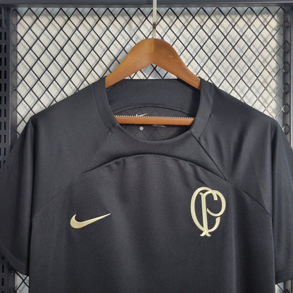 Camisola Corinthians Treino 23/24 - Nike Adepto Masculina - Preta