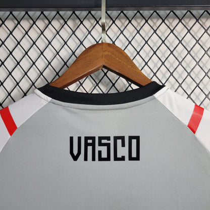 Camisola Vasco Treino 23/24 - Kappa Adepto Masculina - Cinza