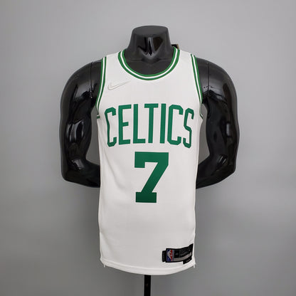 NBA Boston Celtics Jersey #7 Brown - 75th Anniversary White