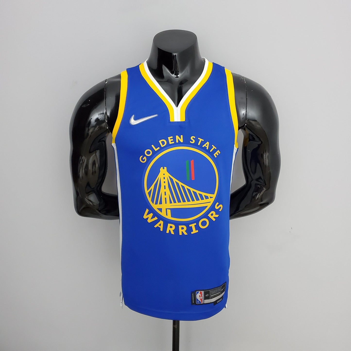 NBA Golden State Warriors #11 Thompson Jersey - Mexico Blue
