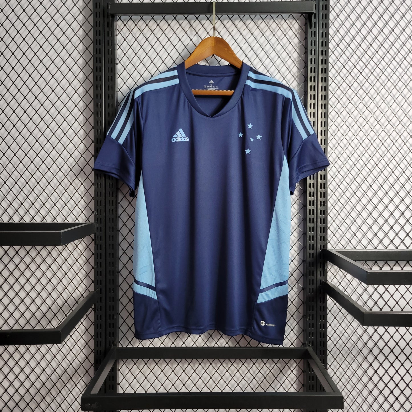 Camisola Cruzeiro Treino Azul 22/23 - Versão Adepto