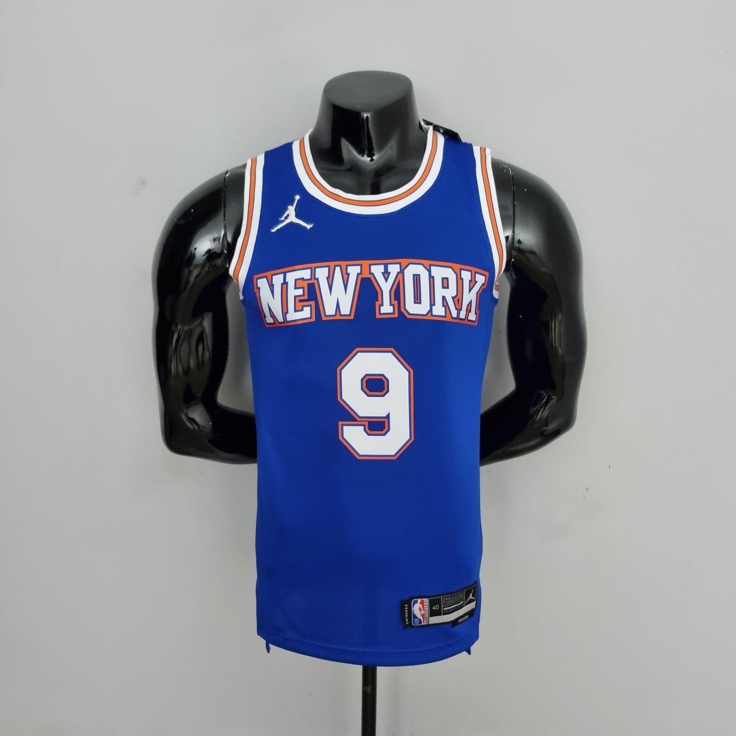 NBA NY Knicks #9 Barret Jersey - 75th Anniversary Limited Blue