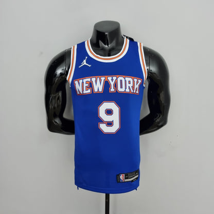 NBA NY Knicks #9 Barret Jersey - 75th Anniversary Limited Blue