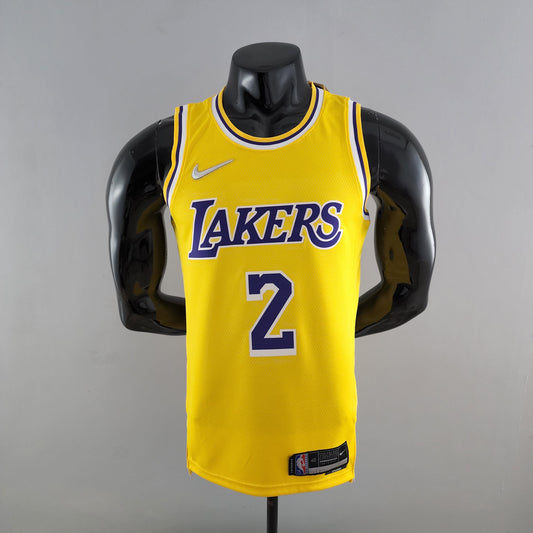 NBA Lakers Jersey #2 Irving 75th Anniversary Yellow - 23/24