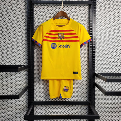 Barcelona Fourth 23/24 Shirt Children's Kit