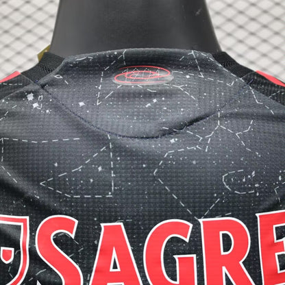 Camisola Benfica 24/25 Alternativa Preta - Versão Jogador - Lançamentos