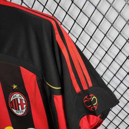 Camisola Milan Titular 06/07 - Versão Retro