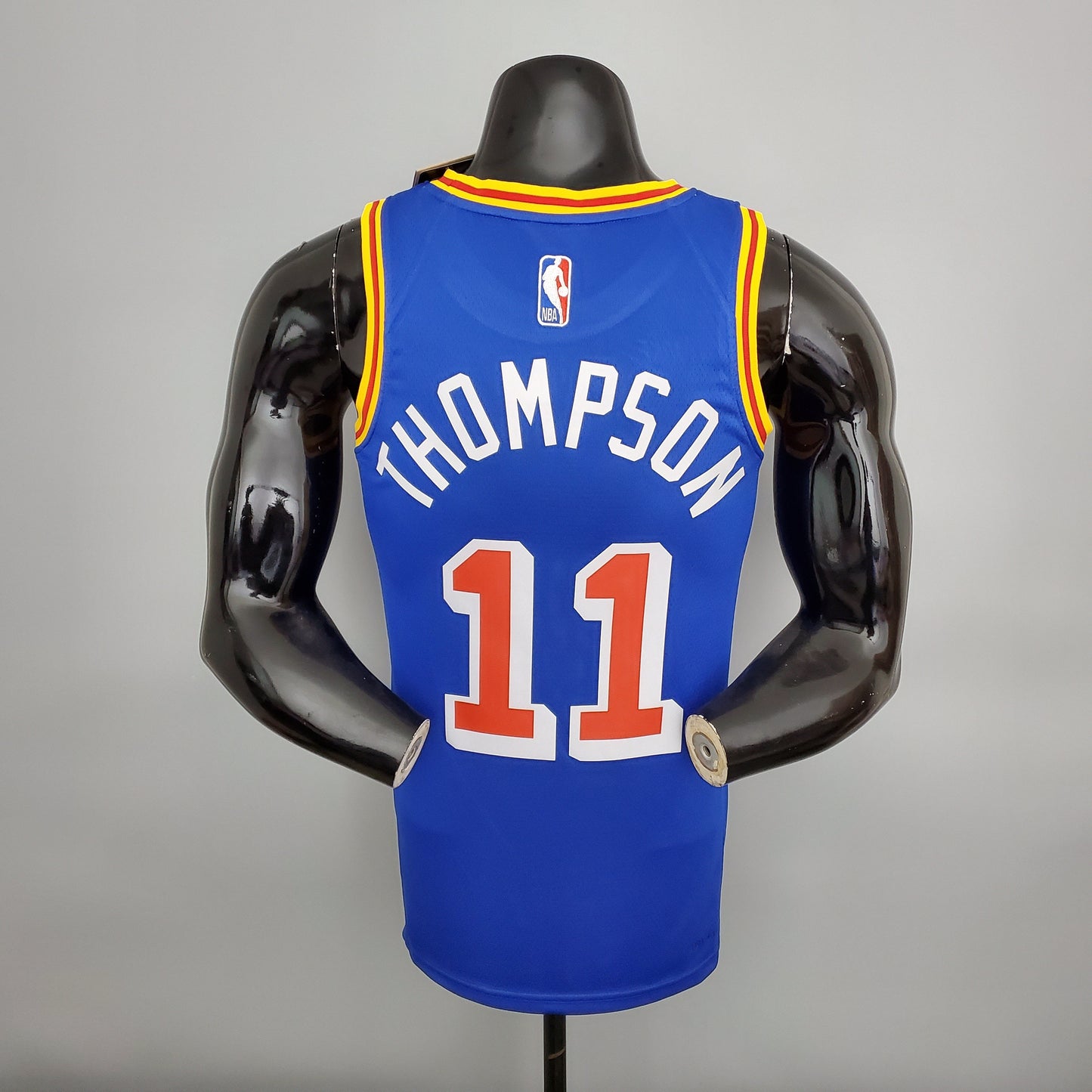 NBA Golden State Warriors #11 Thompson Jersey - Retro Blue