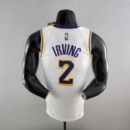 Camisola NBA Lakers #2 Irving 75° Aniversário Branca - 23/24