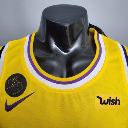 NBA Lakers #3 Davis Commemorative Yellow Jersey - 23/24