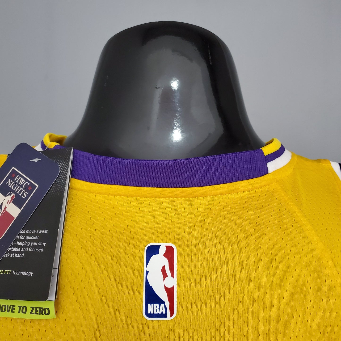 Camisola NBA Lakers #7 Anthony Crew Neck Yellow - 23/24