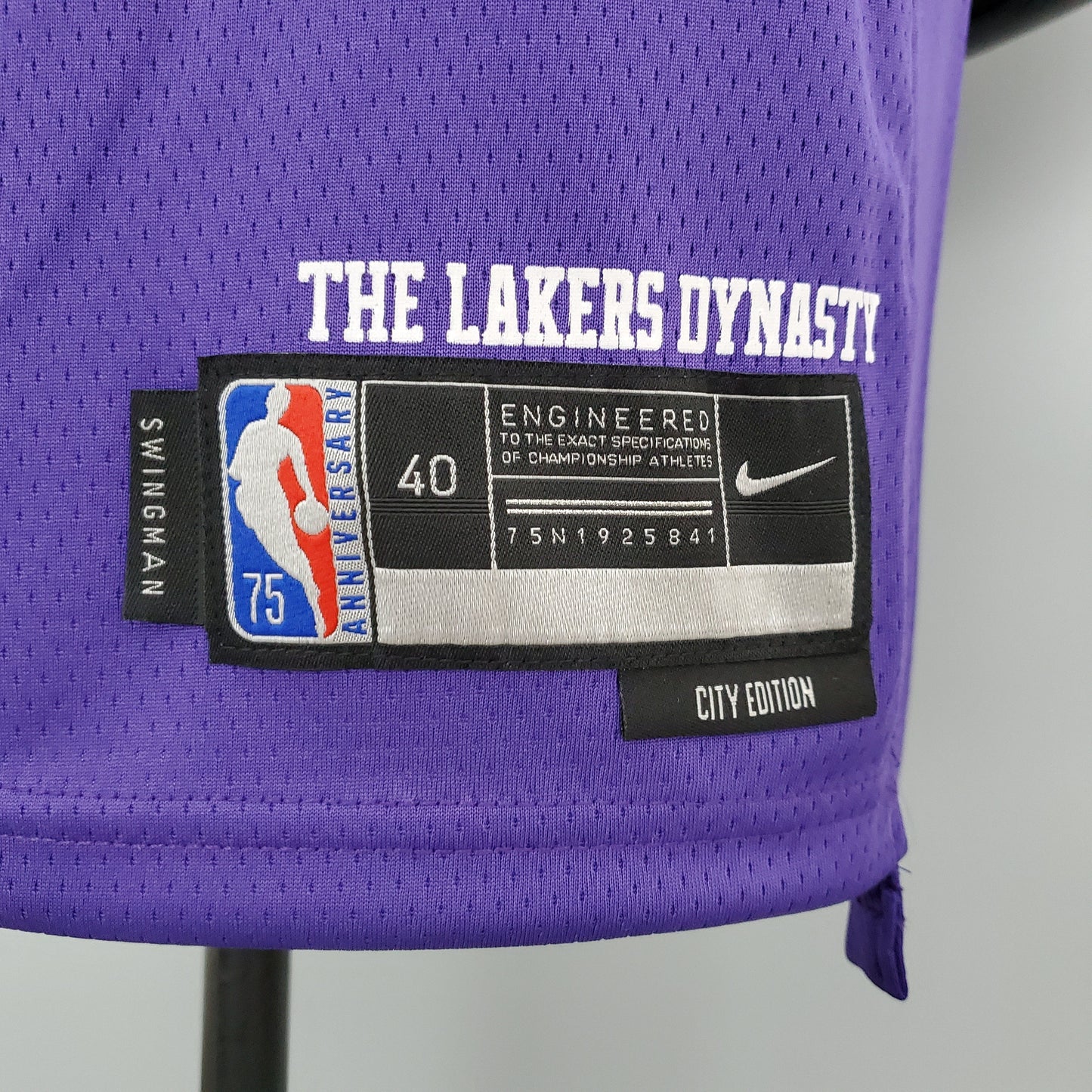 NBA Lakers Jersey #3 Davis City Edition Purple - 23/24