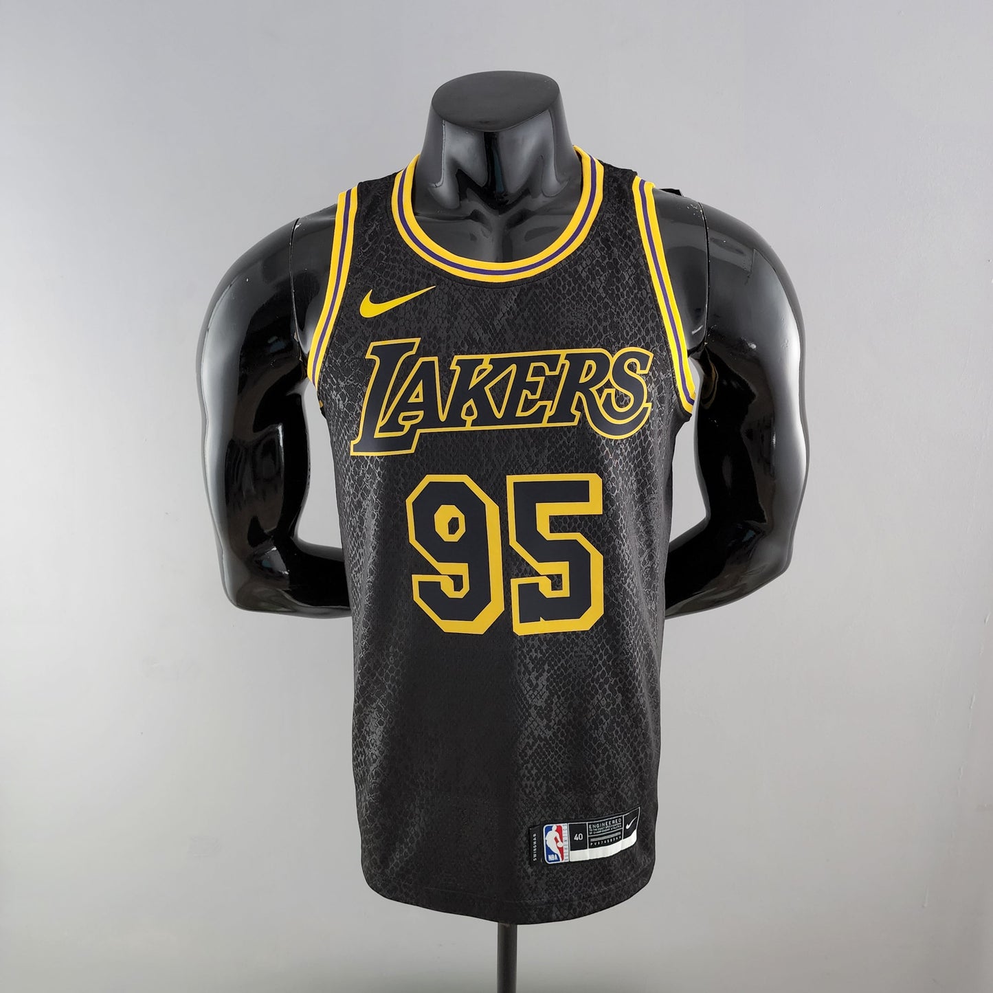 NBA Lakers #95 Toscano Black Jersey - 23/24