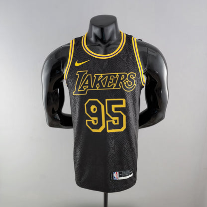 NBA Lakers #95 Toscano Black Jersey - 23/24